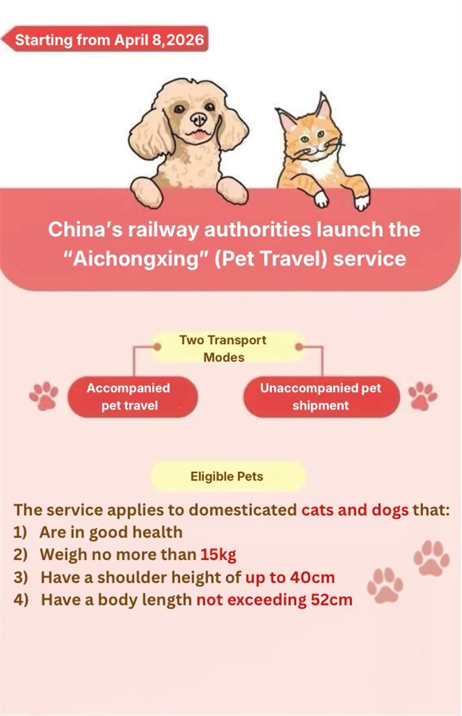 [Explainer] China Expands High Speed Rail Pet Travel