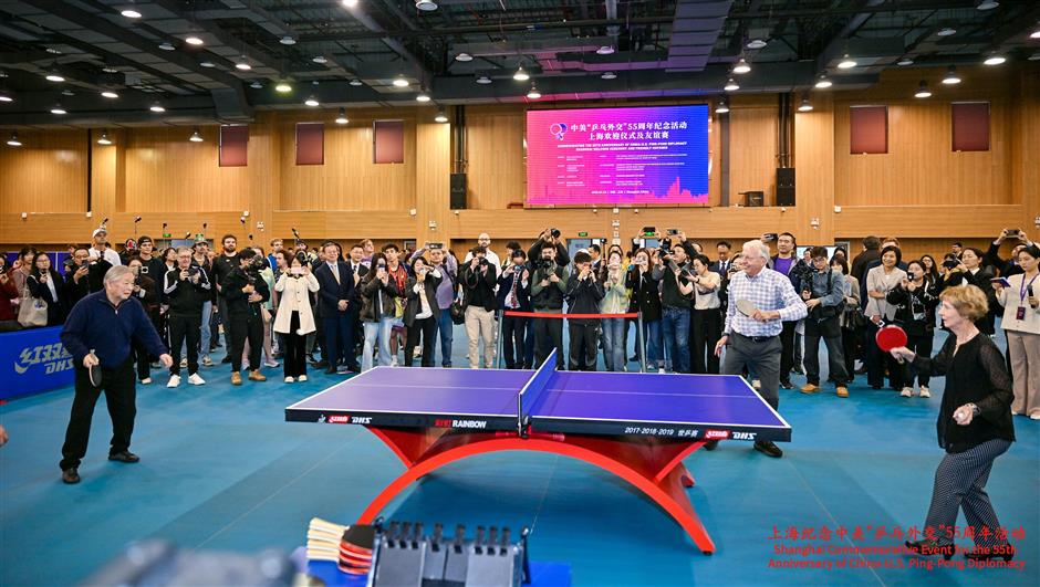Small Ball Still Moving the World: Ping Pong Diplomats Return to Shanghai