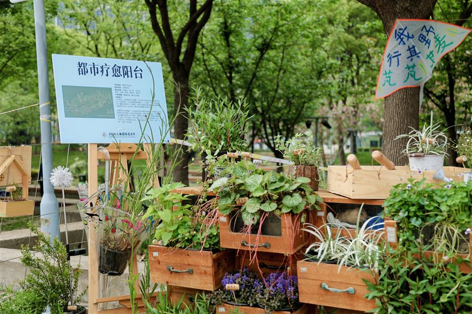Residents Transform West Bund for Shanghai International Flower Show