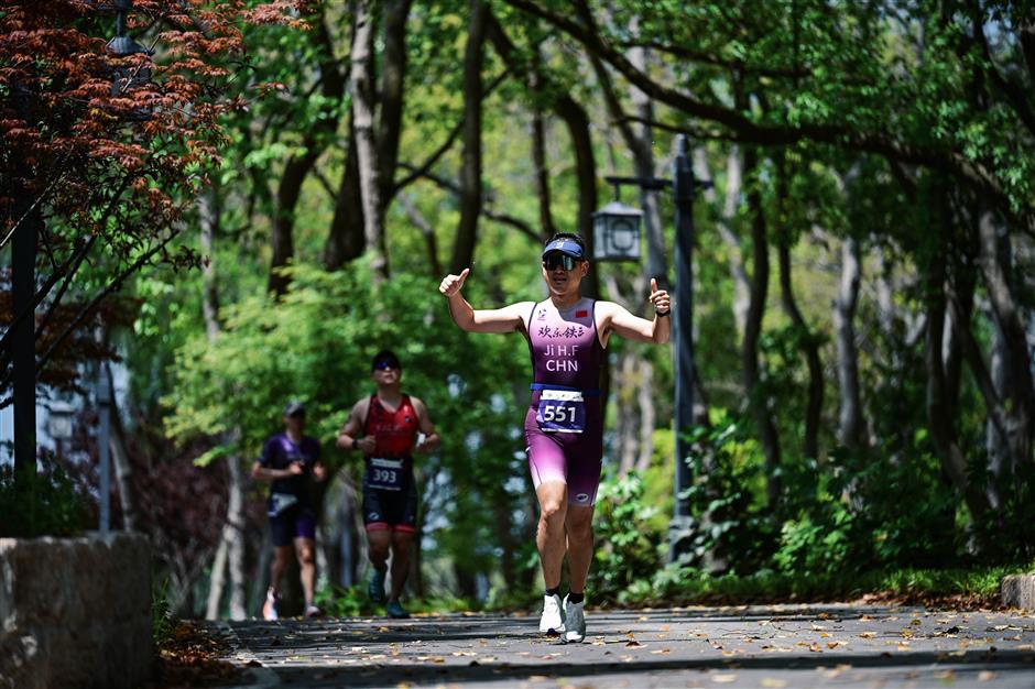 Yangtze River Delta International Triathlon Wraps Up in Qingpu