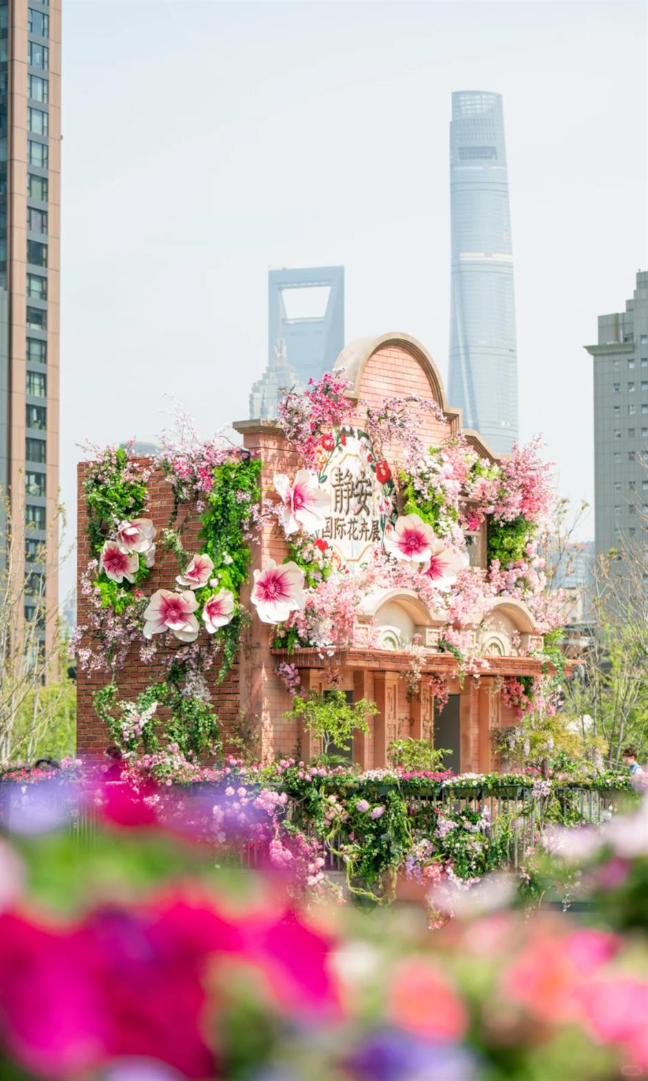 满城花海!上海竟把绝美春天搬进各大商场