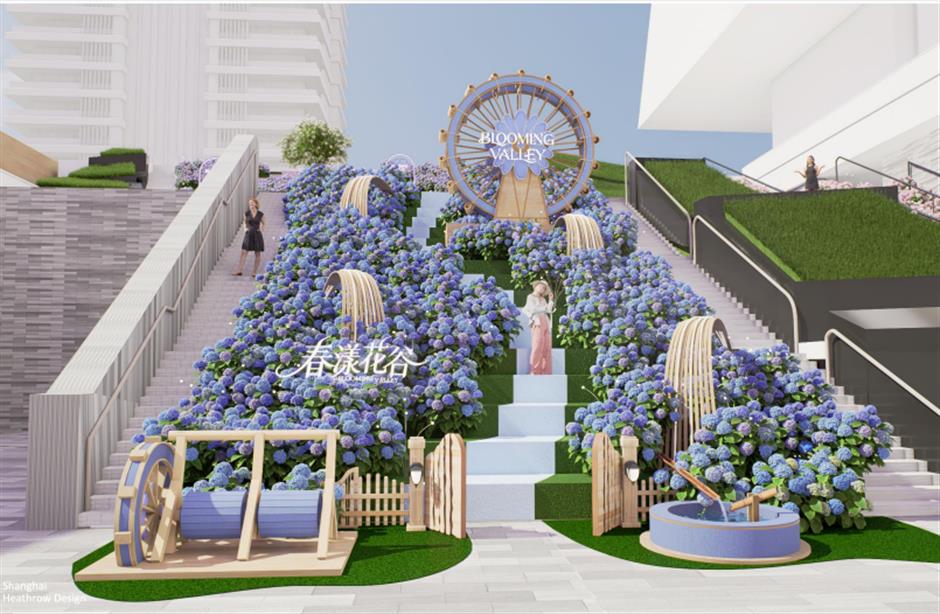 满城花海!上海竟把绝美春天搬进各大商场