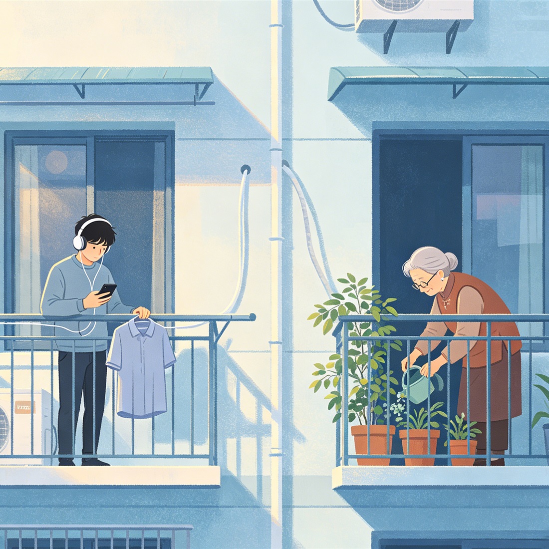 Shared Balconies, Separate Lives: The Paradox of High-density Housing and the Small Rituals Connecting Us