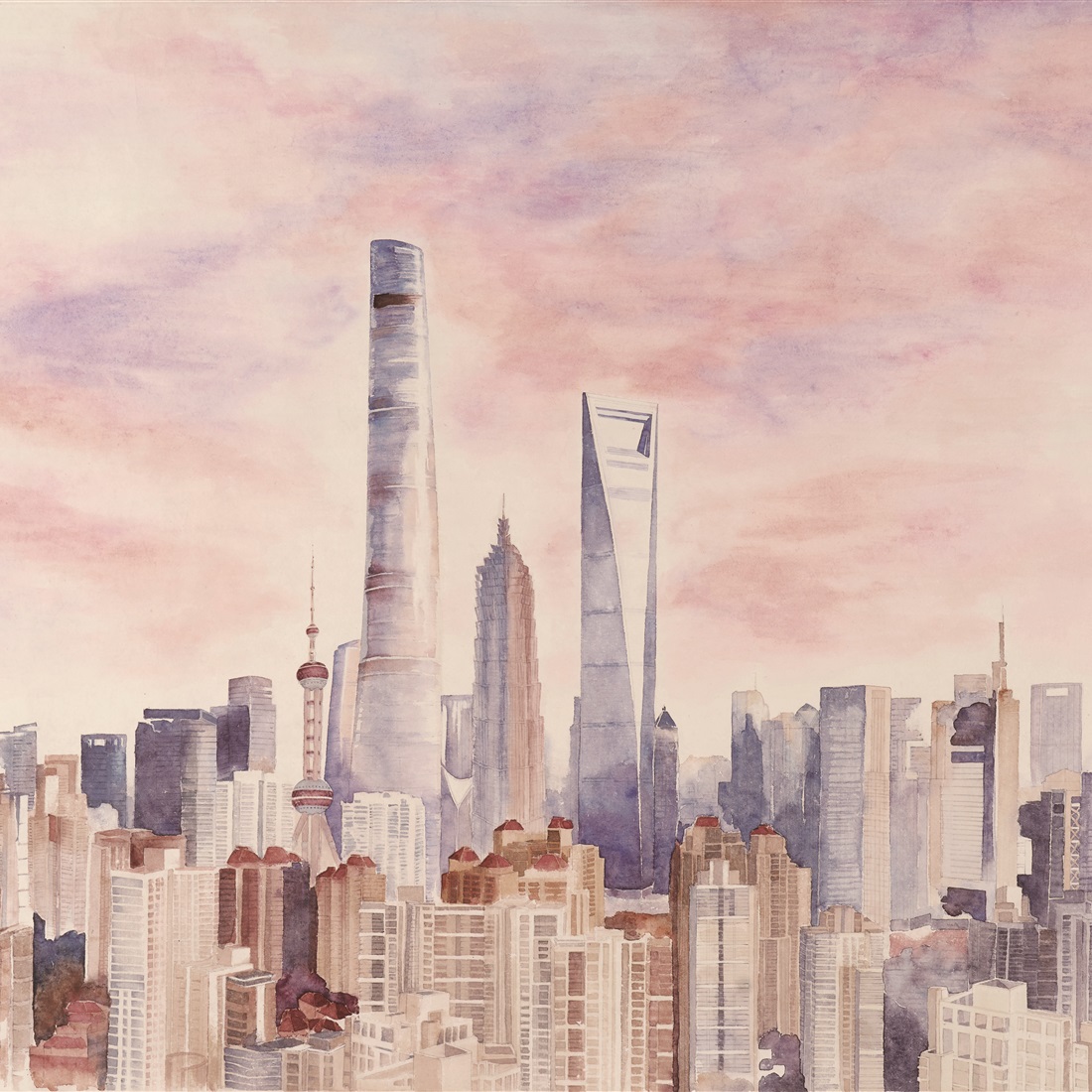 Painting the Beauty of Shanghai in Brush and Ink