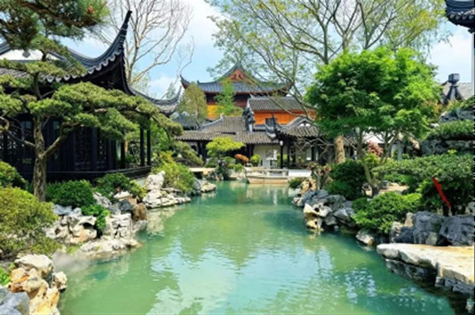 当汉服华裳遇上古镇新境,新启幕的舣园超出片!