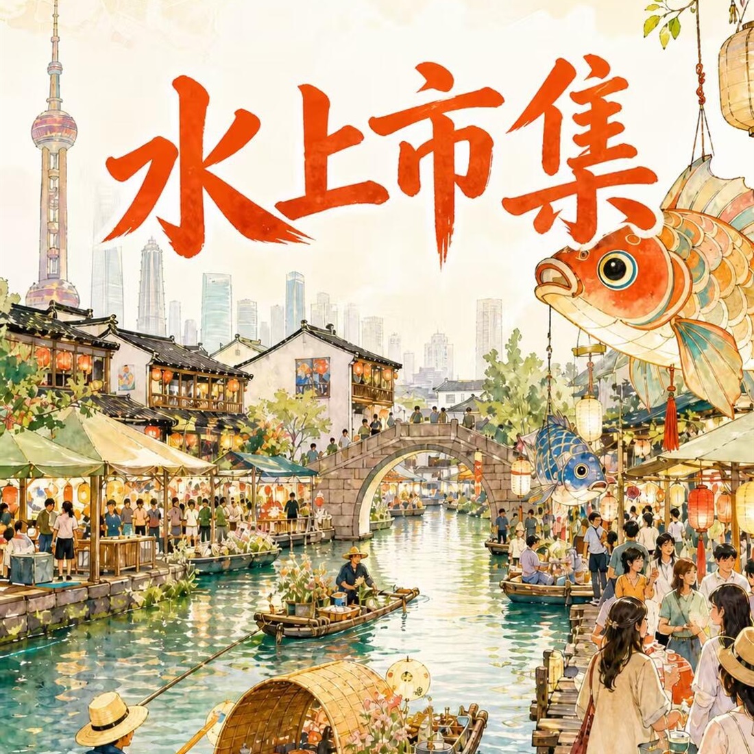 Water Town Fair at Panlong Ancient Water Town