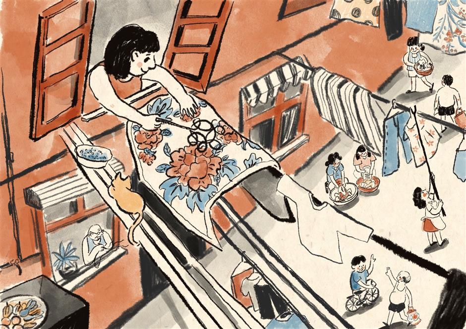 Illustration Show Bridges Past Memories and Present Moments