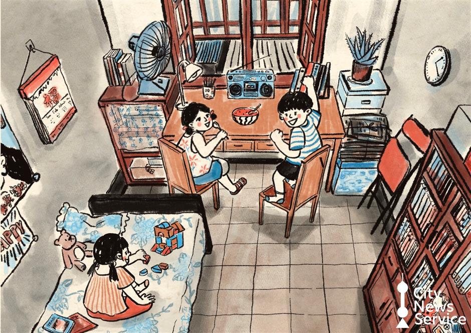 Illustration Show Bridges Past Memories and Present Moments
