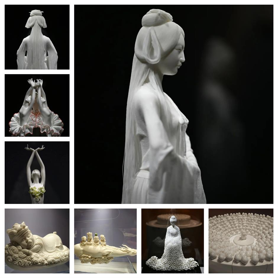 Tongji University Museum Hosts Dehua Porcelain Art Exhibition