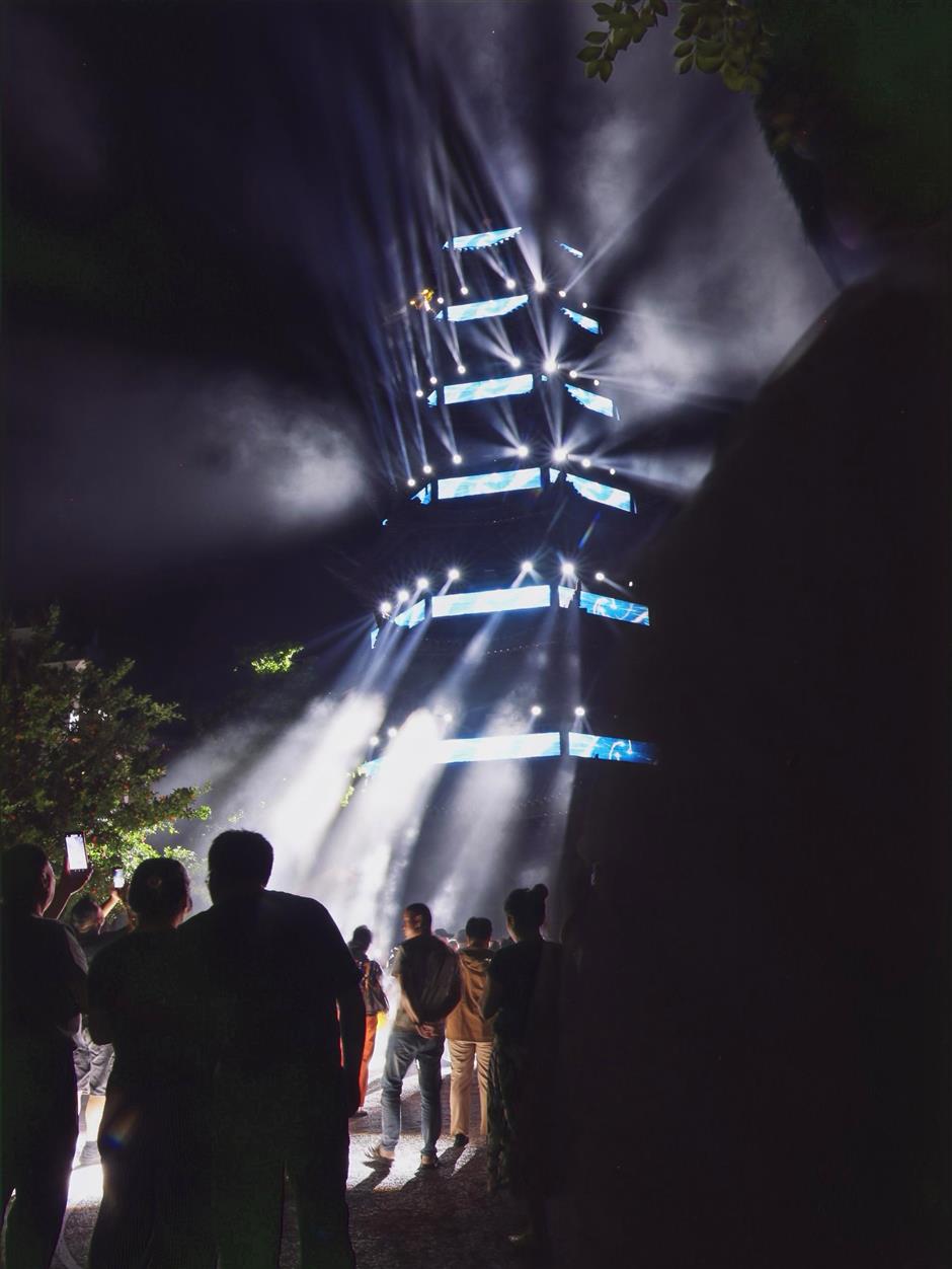 Ancient Town Becomes Open-Air Theater in Art-Digital Cultural Combo