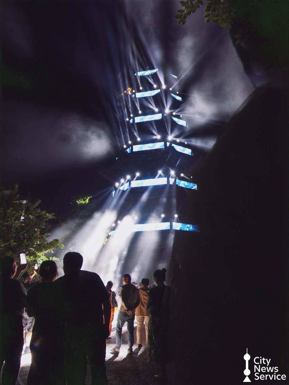 Ancient Town Becomes Open-Air Theater in Art-Digital Cultural Combo