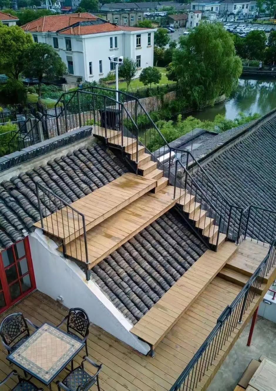 上屋顶,喝咖啡!