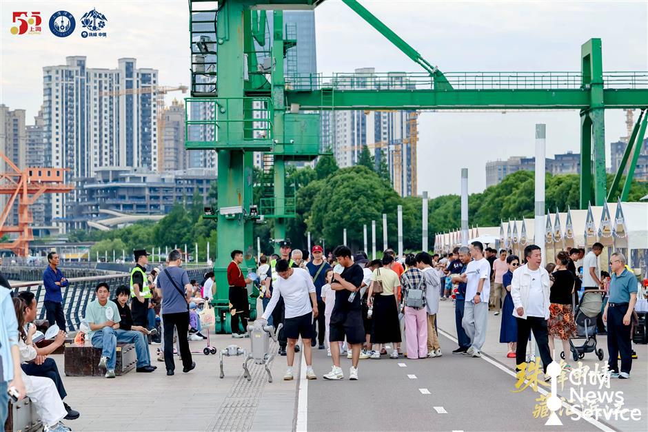 Tibetan Specialty Goods Go On Sale Along Xuhui Waterfront