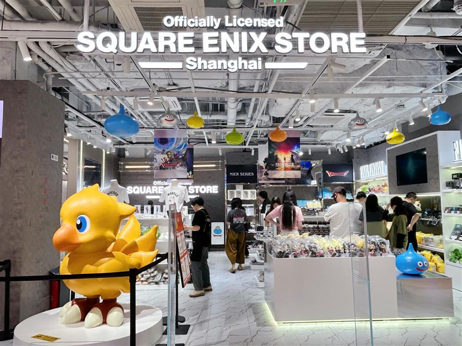 [First in SH] Square Enix, Lemon Right Snack Store, AgiBot and Moomin Line Art Bring New Concepts to City