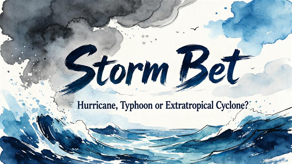 Storm Bet: Hurricane, Typhoon or Extratropical Cyclone?