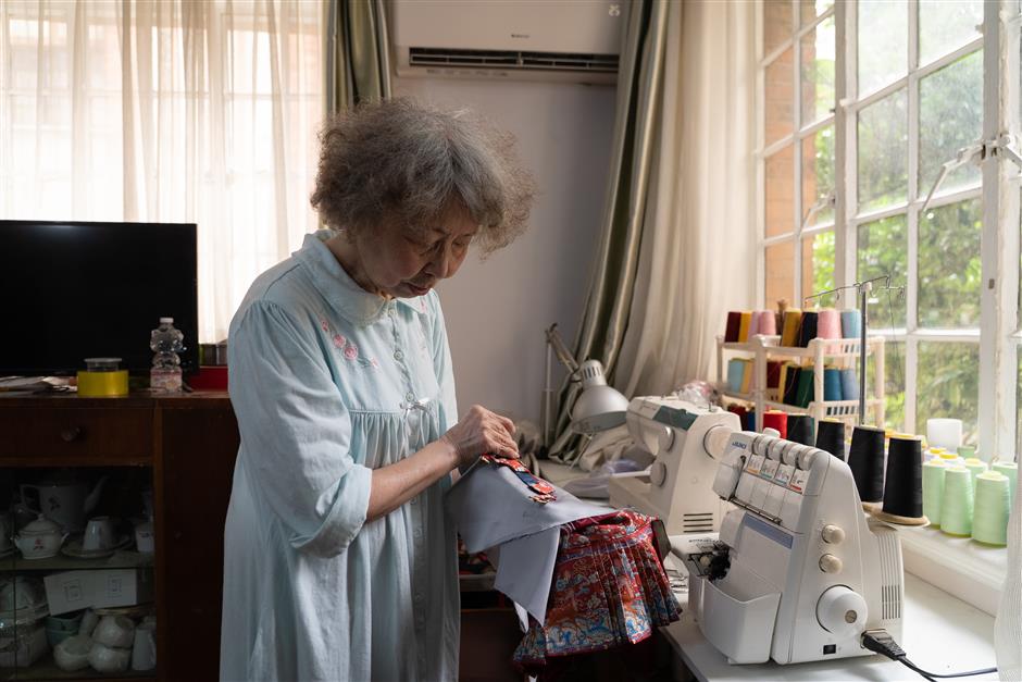 At 78, Shanghai Grandma Stitches Haute Couture for Pets – and Stays Young at Heart