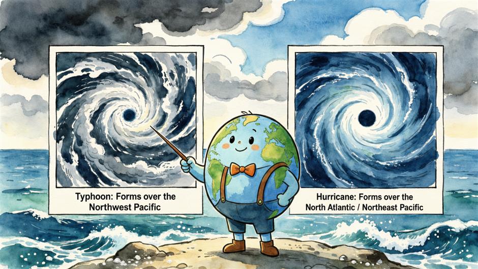 Storm Bet: Hurricane, Typhoon or Extratropical Cyclone?