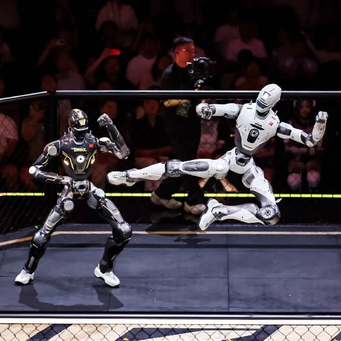 Humanoid Robots Trade Punches in China's 1st Global Fighting League