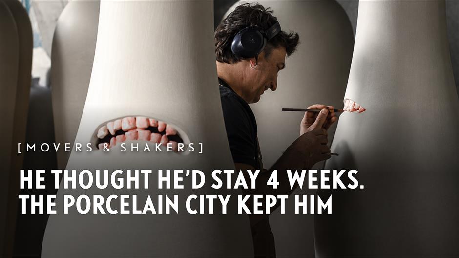 [Movers & Shakers] He Thought He'd Stay 4 Weeks. The Porcelain City Kept Him
