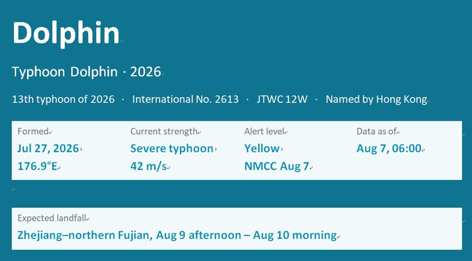 [Weather] Cute Name, Fierce Bite: Shanghai Braces for Dolphin Impact