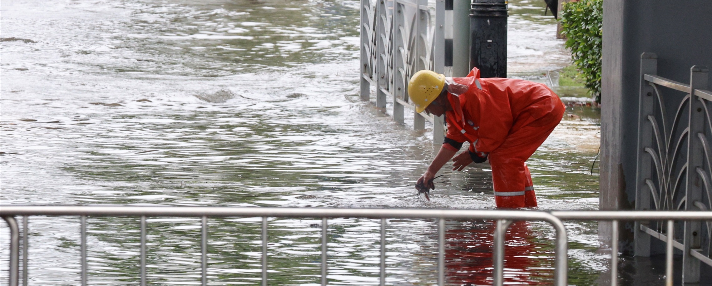 [Weather] Shanghai Bears Brunt of Rain, Wind as Typhoon Dolphin Makes Landfall