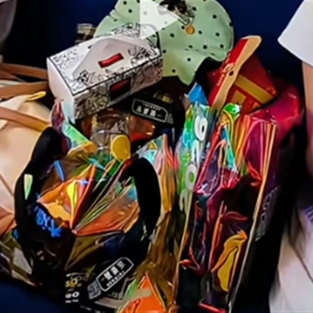Extra Train Seat Used for Snacks Sparks Debate Over Passenger Rights