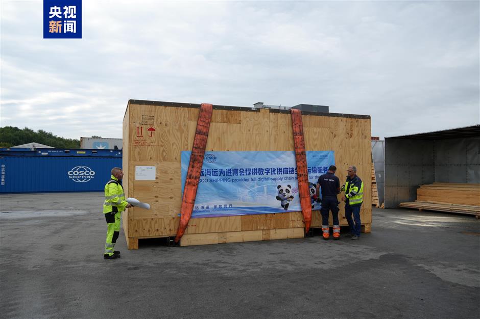 First Batch of 9th CIIE Exhibits Ships From Hamburg for Shanghai