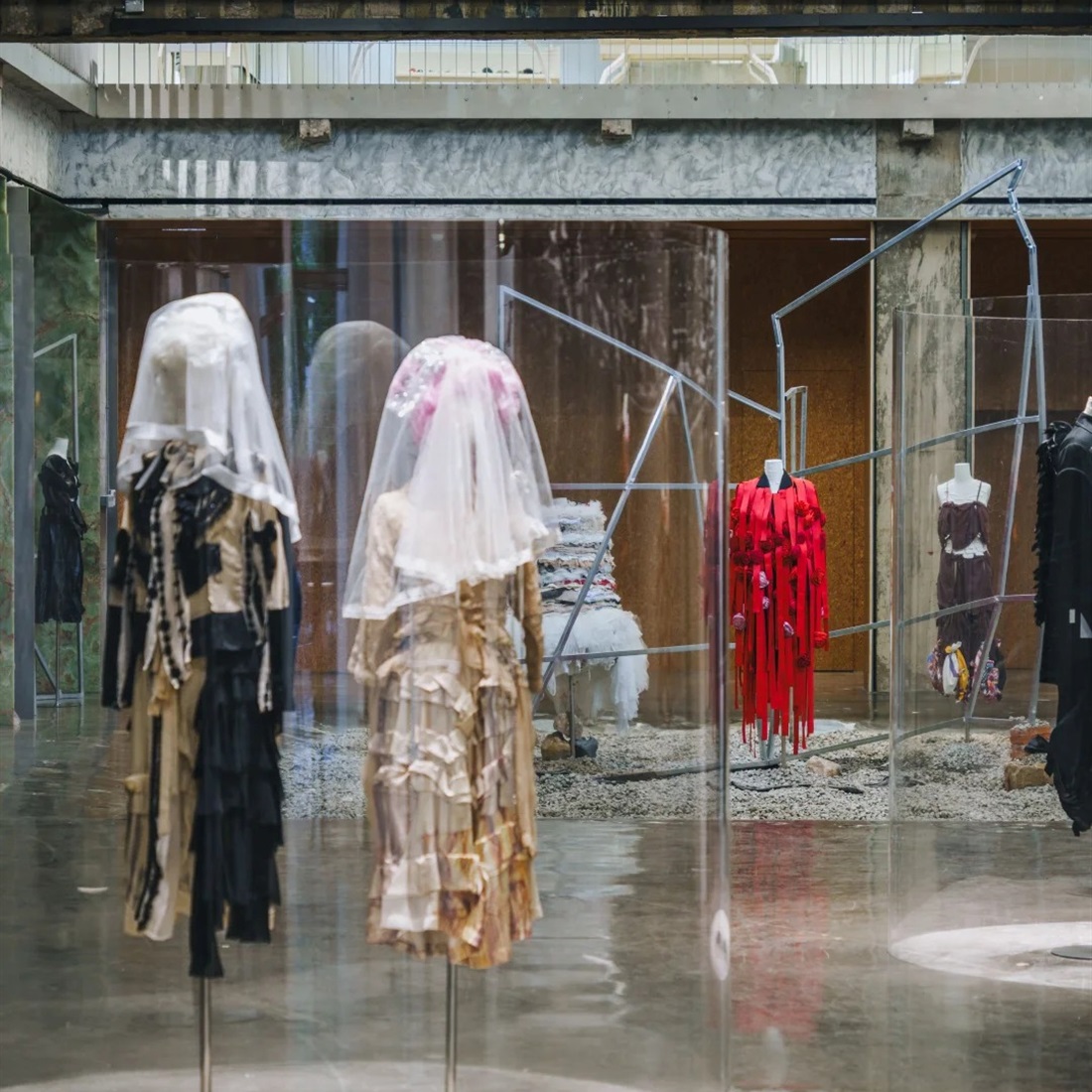 Rei Kawakubo Brings 'The Echo of Destruction' Archive Exhibition to Shanghai