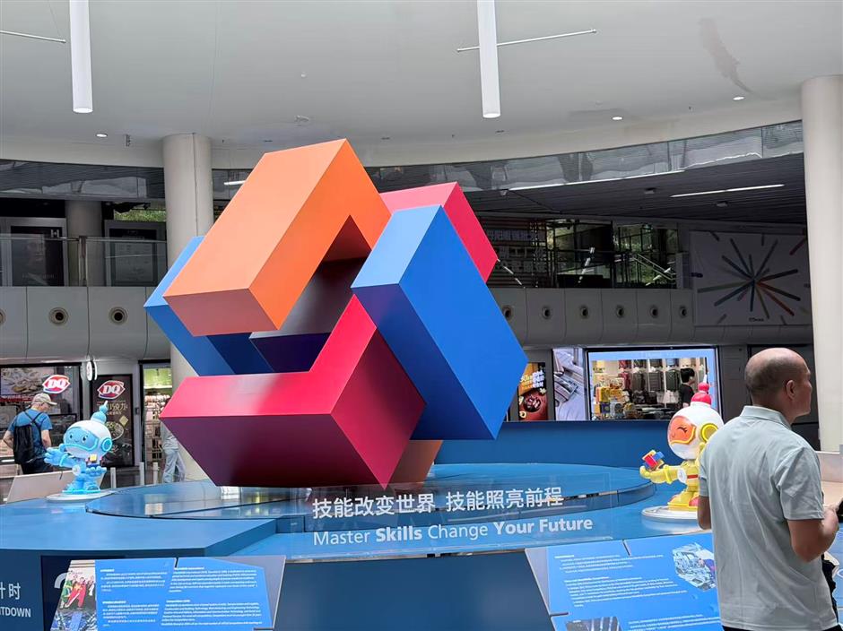 Shanghai Metro Turns Into a Showcase for WorldSkills Countdown
