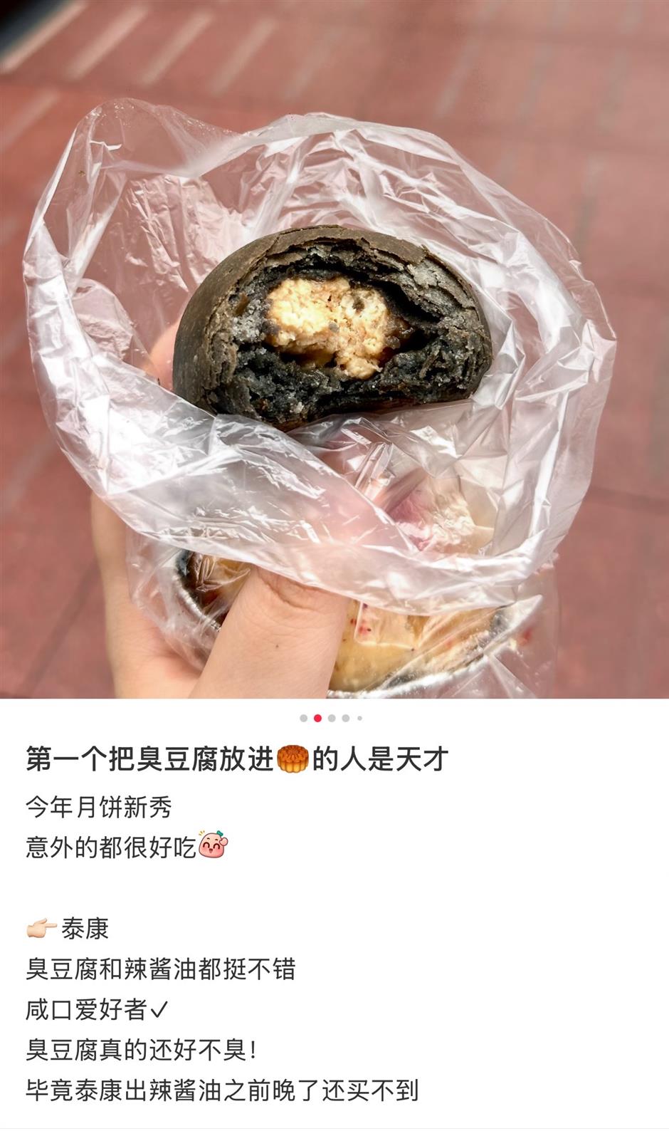 「臭豆腐×鮮肉」がまさかのコラボ!上海老舗の変わり種月餅