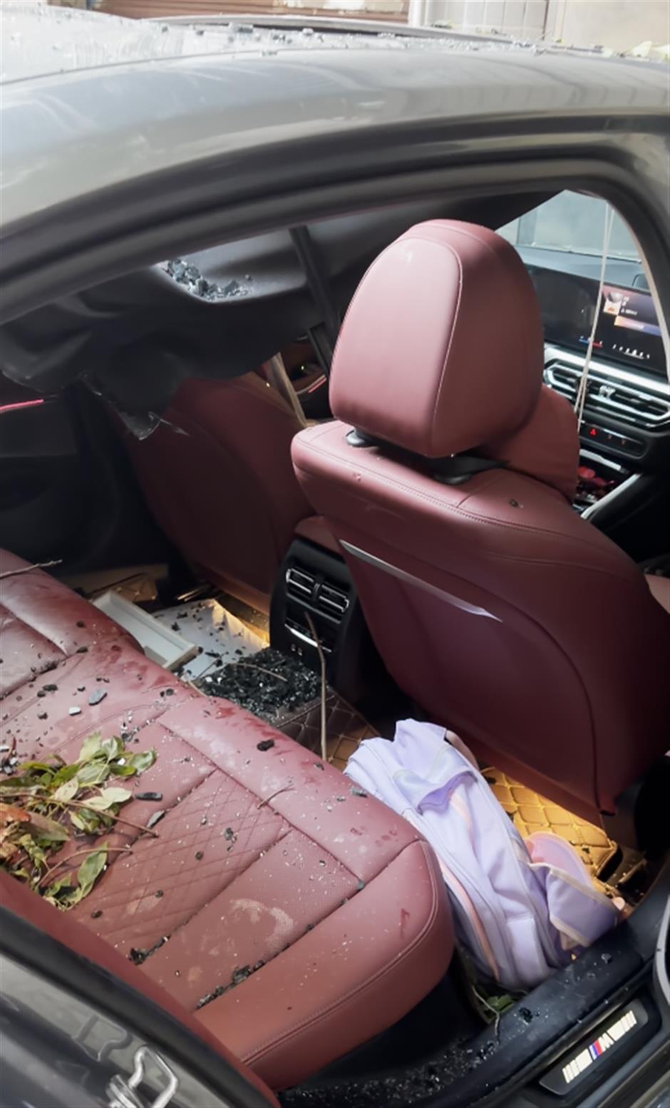 Child Survives 7-Story Fall After Landing on BMW in Central China