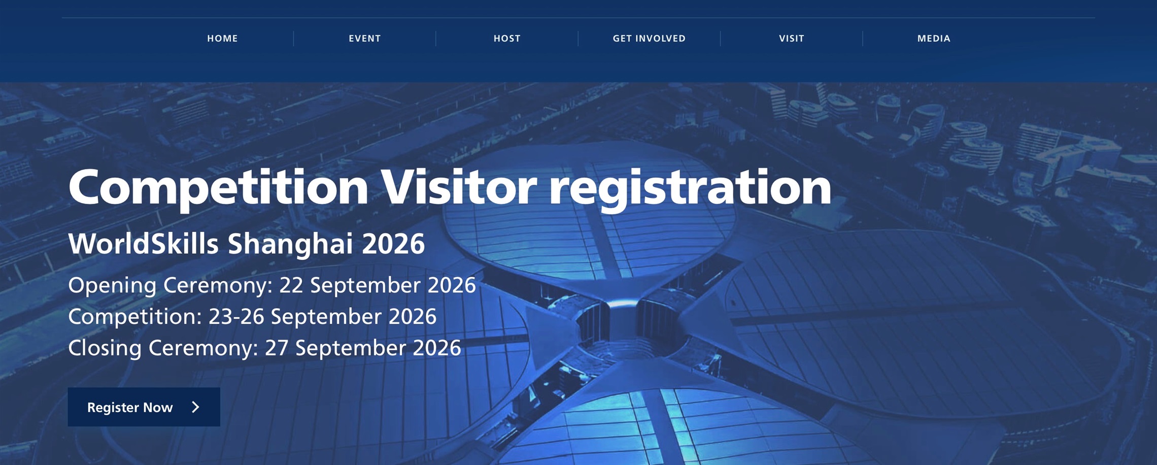 WorldSkills Shanghai 2026 Spectator Registration Closes Today