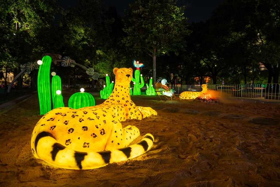 Green Space Transforms into Glittering Art Paradise