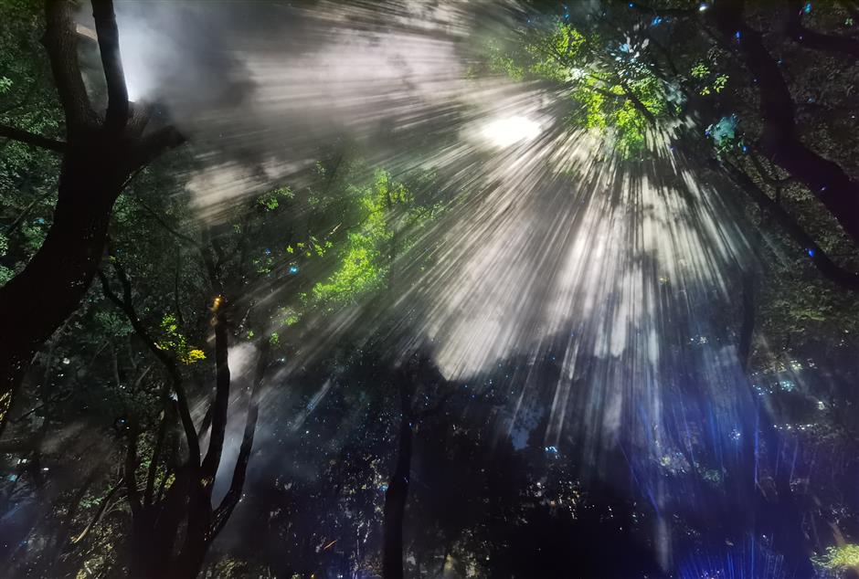 Green Space Transforms into Glittering Art Paradise