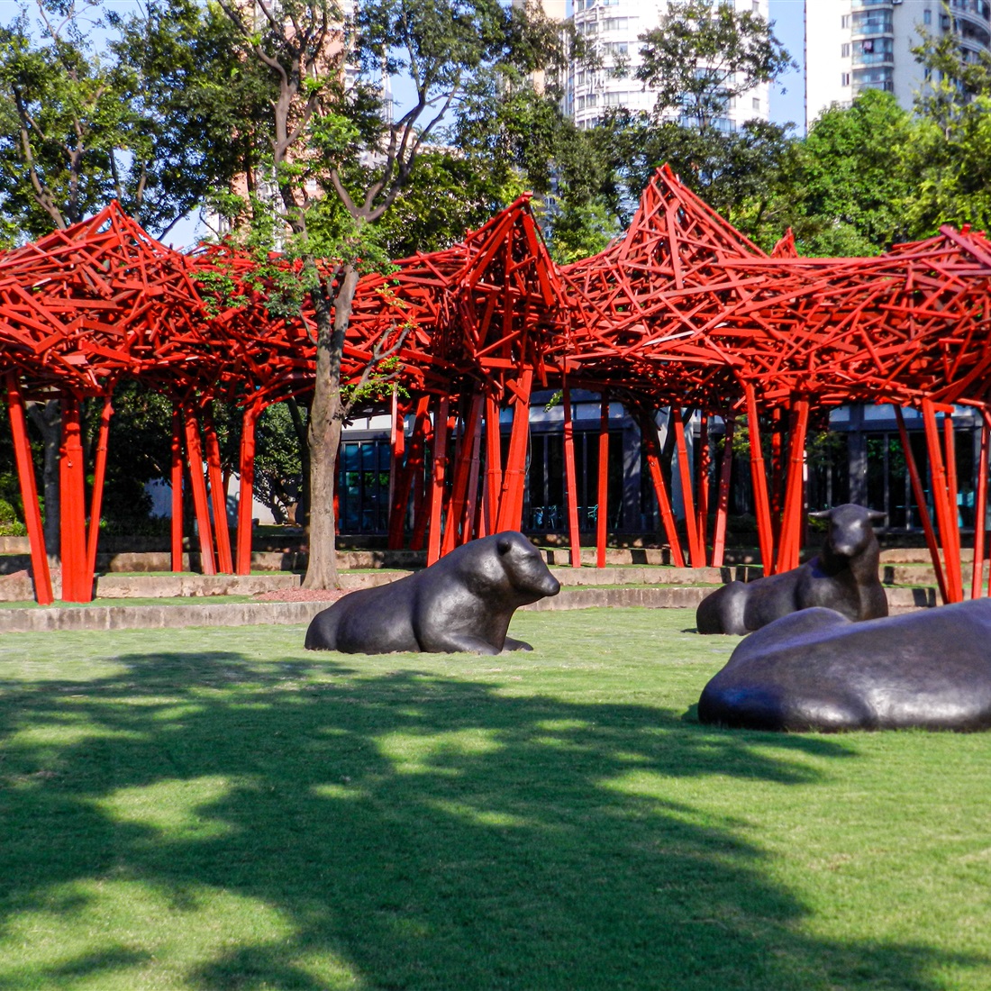 Jing'an Becomes an Open-Air Sculpture Gallery