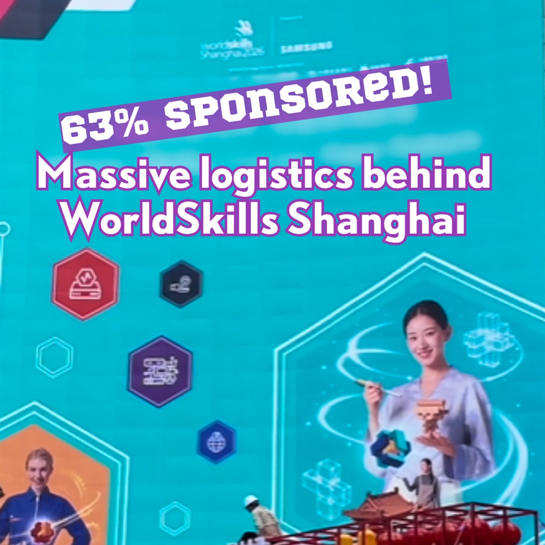 What it takes to host WorldSkills: 13 thousand different items, 63% sponsored