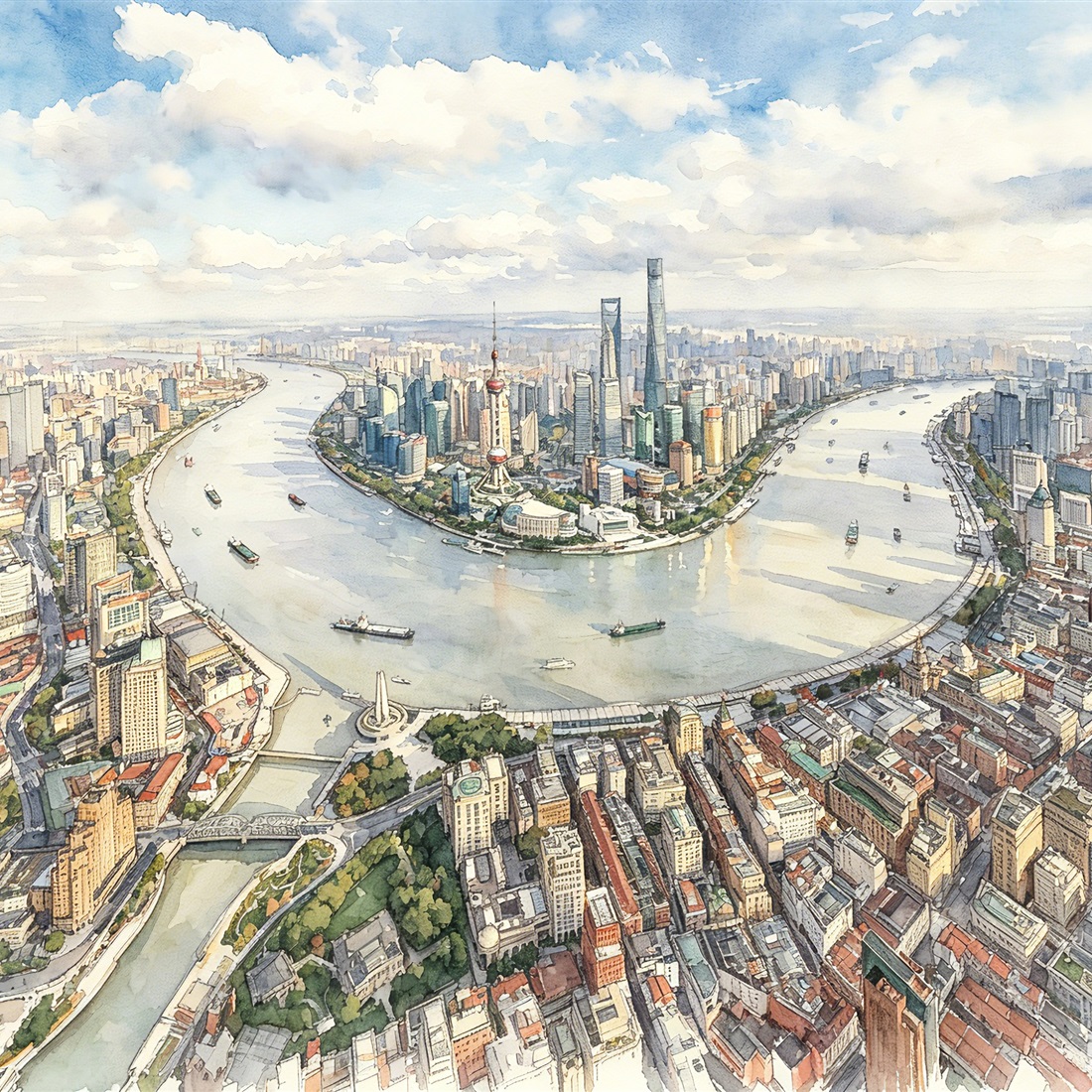 Shanghai's Waterfronts Get Stunning Second Life