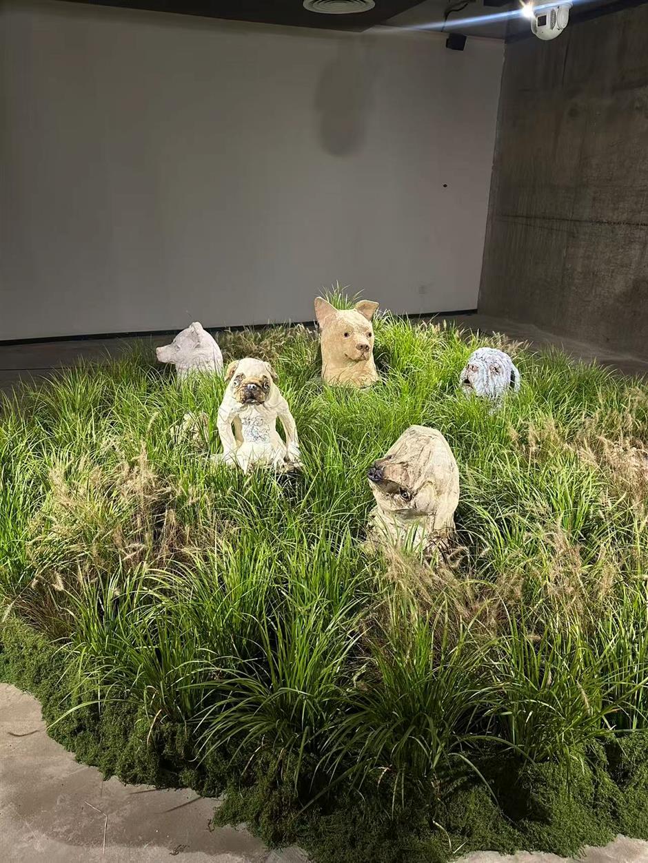 Sculpture, Plants and Mythology shape an 'Indoor Park'