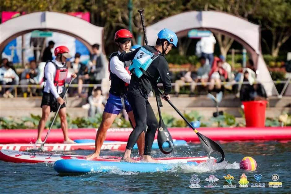 Paddleboard Polo Matches Come To Yangpu This Weekend