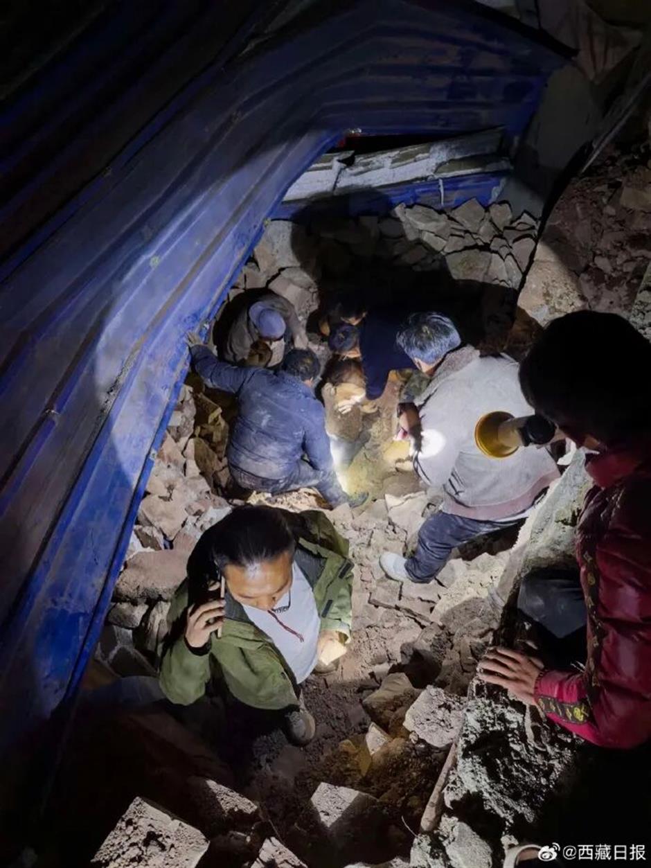 Magnitude-7.0 Earthquake Kills 16 in Xizang's Nagqu, Damaging 339 Homes